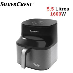 SilverCrest  Friteuse multifonction sans Huile Air Fryer - 5.5L 1600W