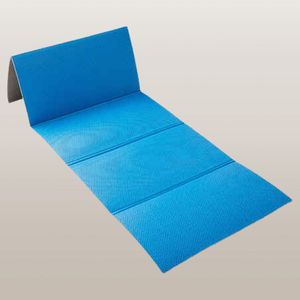 Tapis de sol fitness 7 mm - Tone mat Bleu DOMYOS