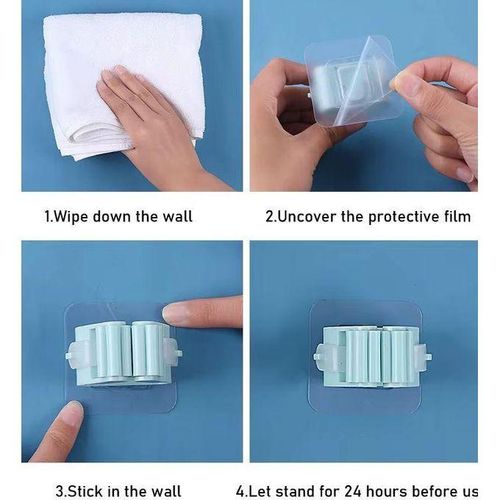 product_image_name-Générique-lot 10 Support Mural Organisateur Multifonction - Multicolore-5