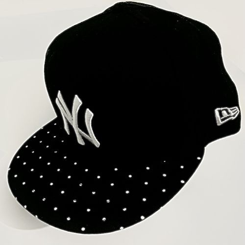 Casquette NY noir logo blanc par New Era