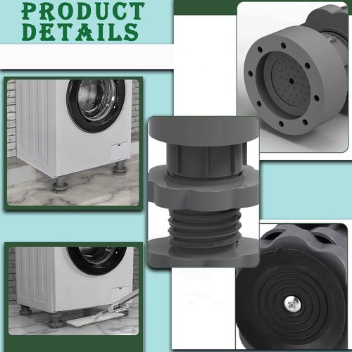 product_image_name-Générique-Pieds Pour Machine à Laver 4 Pcs Hauteur Réglable - Support Anti-Vibration-5