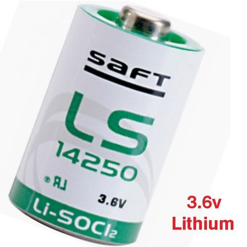 Batterie 3.6v Lithium Li-SOCI2 LS 14250 Pile // LS142503 6volt
