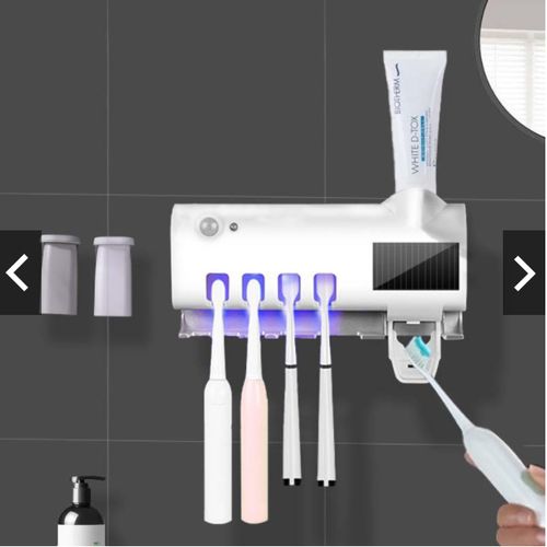 Distributeur Dentifrice Automatique + Porte Brosses A Dents – superprixdz