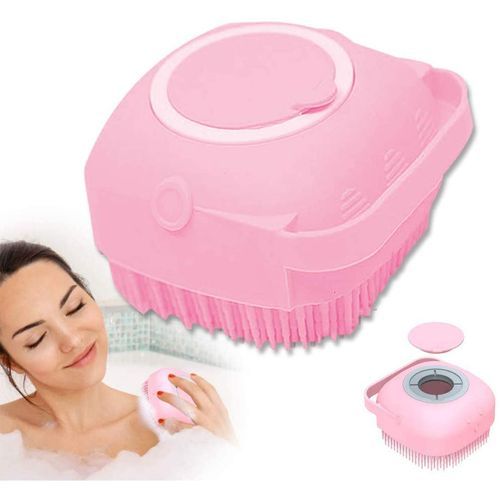 1pc Brosse De Bain En Silicone Pour Le Corps, Brosse De Massage