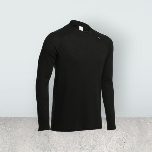 SOUS-VÊTEMENT THERMIQUE DE SKI HOMME BL 500 HAUT - NOIR