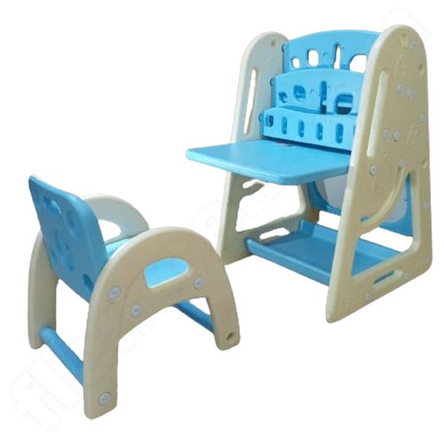 Bureau & Chaise D'Enfant + Tableau De Créativité En Plastique Avec