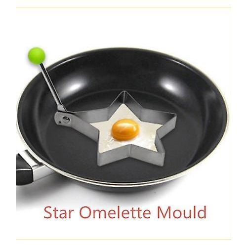 Fdit moule à œufs rond Moule à friture à oeufs en acier inoxydable