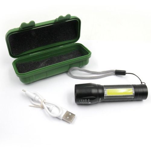 Flashlight Lampe torche tactique COB LED XPE T6 Lampes de poche zoomables  Torche de poche étanche Charge USB Lampe de travail Éclairage d\'urgence 