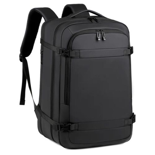 product_image_name-Nara-Sac A Dos Multifonctions Usage Cartable scolaire (Porte Pc) Pour voyage et Etude Imperméable de Haute Qualité Extensible - Noir-4
