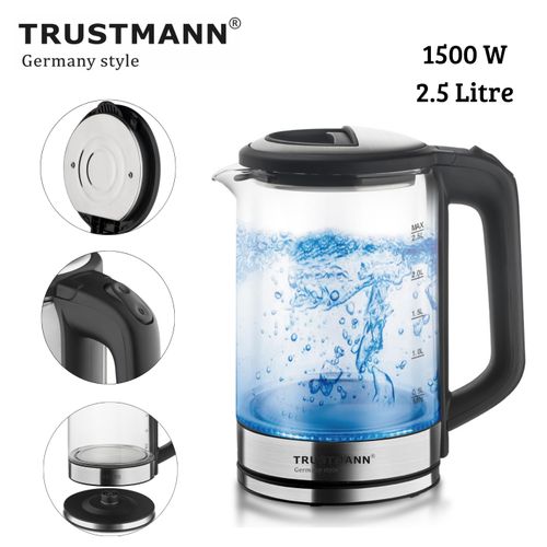 product_image_name-TRUSTMANN-Bouilloire Électrique Sans Fil en Verre 1500W 2.5L - TM-EK-002-1