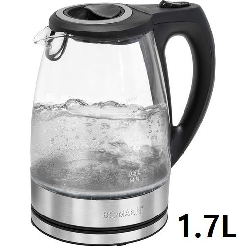 Bouilloire Electrique En Verre 1,7 L- 2200 W- Wks-6032-Blanc-Inox - Prix en  Algérie