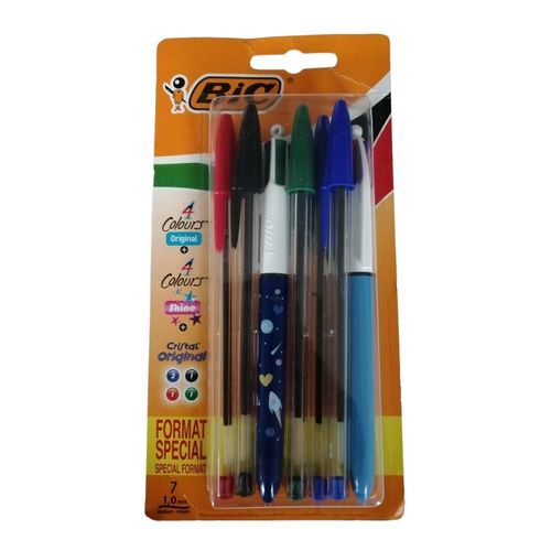 Stylo à bille Cristal Original - Bleu BIC Lot de 4