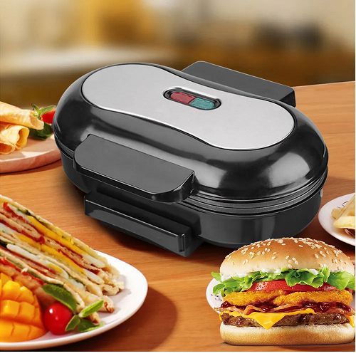 product_image_name-Multismart-Grill À Hamburger Avec 2 Plaques De Gril Rondes 750W MS-SW8021-Noir-3