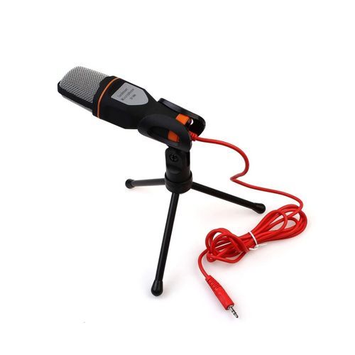 Microphone GENERIQUE Mic-06 téléphone appareil photo mini microphone vidéo  portable universel pour appareils reflex - blanc