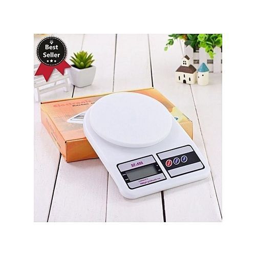 Balance Cuisine Electronique Lcd - Blanc - Prix en Algérie