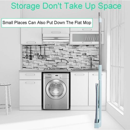 product_image_name-Générique-Balai magique Auto-Essorage spray - Télescopique - Double Face - Bleu turquoise-4