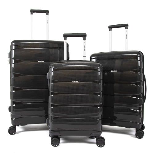 Set de 3 Valises de Voyage Incassables - Noir - Prix en Algérie