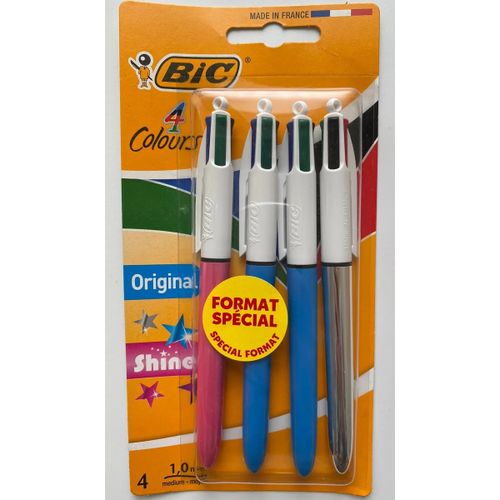 BIC 4 Couleurs Recharges - Bleu