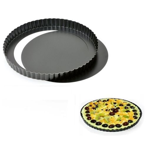 Moule à tarte 24 cm acier anti adhèrent démontable