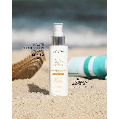 Huile Protectrice Cheveux Sun Protect - Soins Pour Cheveux - Prix