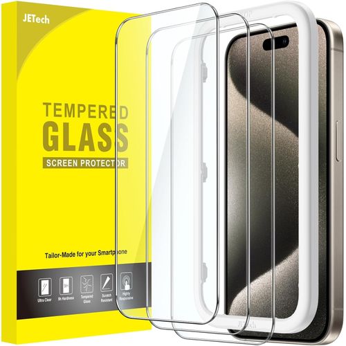 Verre Trempé Protection écran iPhone 15 Pro [3 Pièces] Résistant aux  Rayures - Prix en Algérie