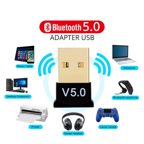Sans Marque Clé Bluetooth V5.0 - Adaptateur USB Bluetooth à prix