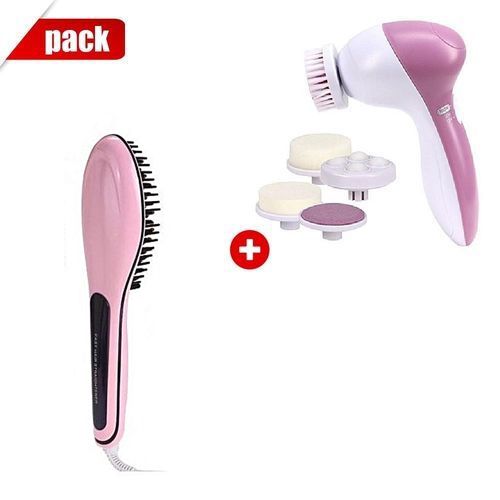 Pratique 3 en 1 Brosse nettoyante électrique pour le visage