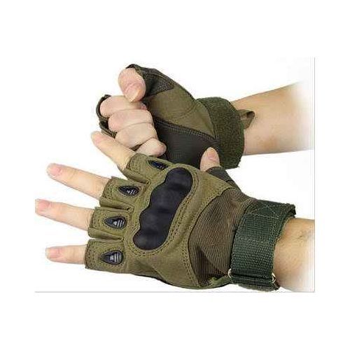 Gants Tactiques Demi-Doigts -Sport - Camping- Moto- Vert - Prix en Algérie