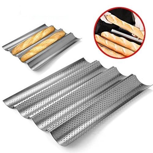 Plaque De Cuisson Pour 4 Baguette Moule Pain - Gris - Prix en Algérie