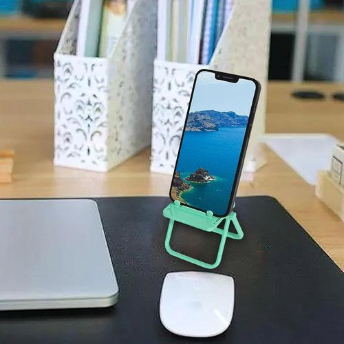 Support Téléphone Pour Bureau Extra Slim Forme de Chaise Universel