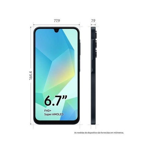 product_image_name-Samsung-جالاكسي A16- شاشة 6.5 بوصة - 6 جيجابايت رام - 128 جيجابايت روم - بطارية 5000 مللي أمبير - أسود-2