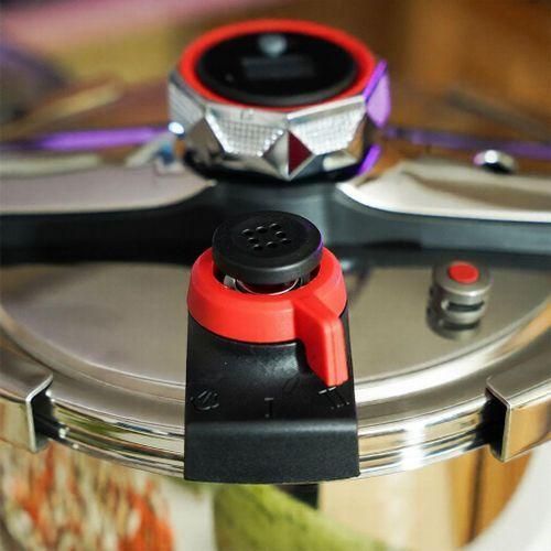 product_image_name-Unipro-Cocotte Minute Autocuiseur 7 + 5 Litres 11 Pièces En Inox - Avec Minuterie - Compatible Tous Feux avec Ouverture Facile - UP-CM5+7G-2