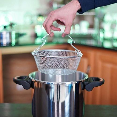 product_image_name-Unipro-Cocotte Minute Autocuiseur 7 + 5 Litres 11 Pièces En Inox - Avec Minuterie - Compatible Tous Feux avec Ouverture Facile - UP-CM5+7G-3