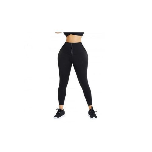 dh Garment Legging Sport Femme Yoga Pantalon Moulant avec Poche TailleHaute  Amincissant Coton - Noir - Taille L…