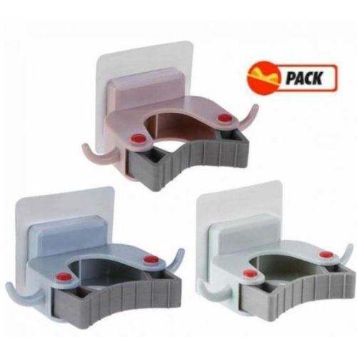 product_image_name-Générique-Pack 3 Support Mural Organisateur Multifonction-Multicolore-1