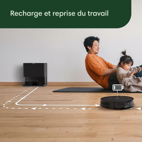 product_image_name-Roomba Irobot-Robot Aspirateur Laveur Combo 2 essential - Autonomie 120 Min - 4 Niveaux de Puissance D’aspiration et 3 Niveaux de Lavage et Système D'autovidage-8