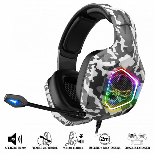 Micro casque gamer pour PS5, Xbox Serie X/S, Switch, PC, PS4