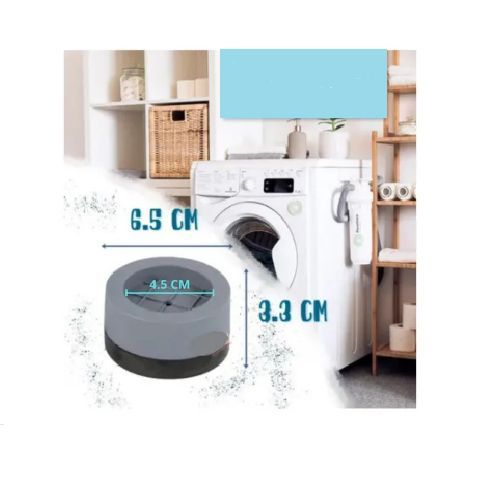 Pied de machine à laver antidérapant, base de sous-réfrigérateur augmentée,  réduction du bruit, antichoc, sous automatique, fixateur universel, 4  pièces - AliExpress
