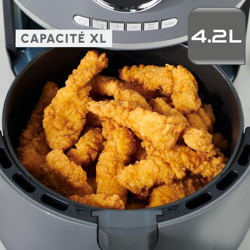product_image_name-Moulinex-Friteuse Air Fryer sans huile 4.2 1630W à air - 8 Programmes Automatiques LCD - Easy Fry Ultra EZ111B10-4