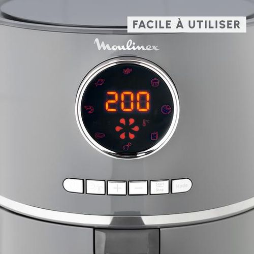 product_image_name-Moulinex-Friteuse Air Fryer sans huile 4.2 1630W à air - 8 Programmes Automatiques LCD - Easy Fry Ultra EZ111B10-5