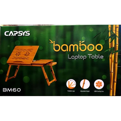 product_image_name-Capsys-طاولة لابتوب بامبو BM60 قابلة للطي - تبريد USB-8
