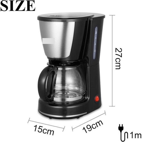 product_image_name-Sonashi-Machine à café électrique goutte à goutte Machine à café domestique 6 tasses Théière Cafetière à lait pour cadeau SMC-4989-3