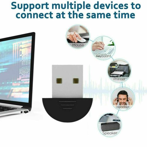 Adaptateur Usb Bluetooth Pour Laptop & Pc De Bureau V5.0 - Prix en