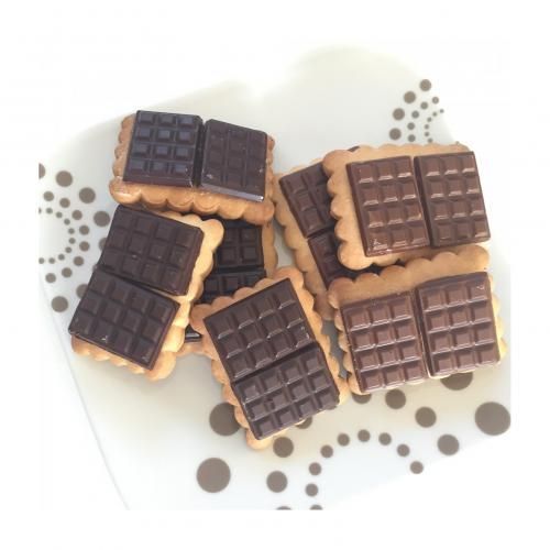 1 Moule Silicone Chocolat Mini Tablette - 12 Pcs - Marron - Prix en Algérie