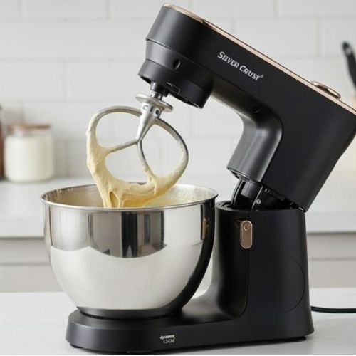 product_image_name-SILVER CRUST-روبوت عجانة الحلوى بخطاف مزدوج 1900 واط 8 لتر شاشة رقمية و3 برامج أوتوماتيكية مع وعاء من الستانلس ستيل - 1551T-4