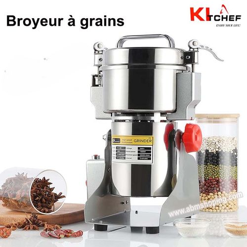 Broyeur à épice et grains électrique – Kitchef 1kg puissance 3000