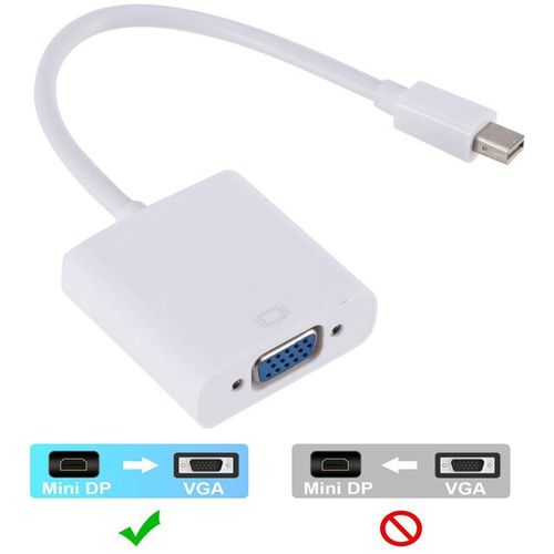 Adaptateur Mini Displayport Dp Mâle Thunderbolt Vers Vga Femelle