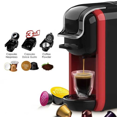 Machine a Café inox 3 En 1 - Dolce Gusto / Nespresso / Poudre - 19