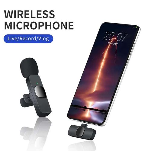 Double micro cravate sans Fil, microphone USB pour IPhone OU