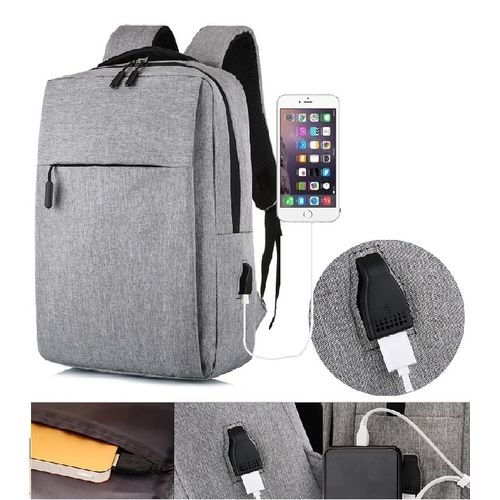 Sac à dos pour ordinateur scolaire et professionnel étanche avec USB - Prix  en Algérie